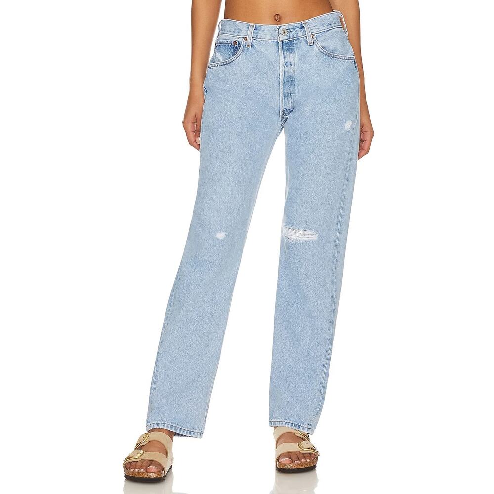 Aligrace Carolina Baggy Customs Distressed Levis Repurposed Thrash Casual Sz 31